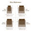 Ensemble de draps en jersey ultra doux toutes saisons Barossa Design-107135330-107135331