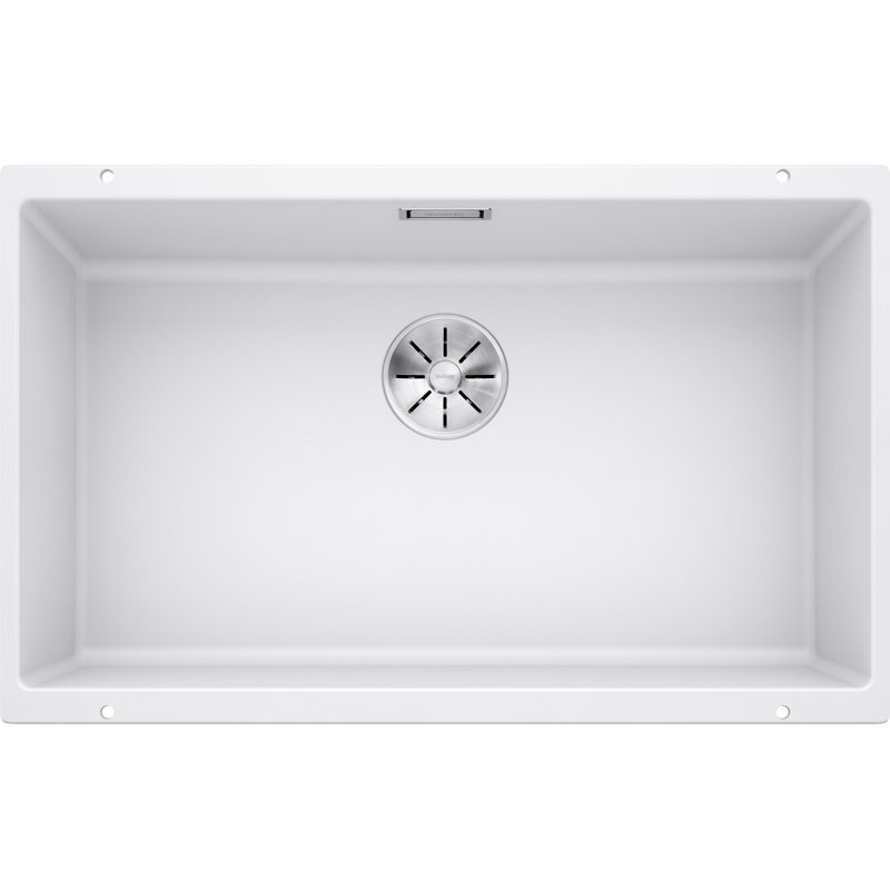 Subline 73 x 46cm Undermount Kitchen Sink, White