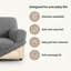 Housse extensible pour fauteuil - Style épuré et minimaliste - Collection Embrace-754506517