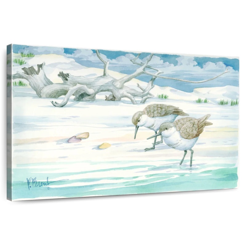 Brampt Driftwood Sandpipers, 26" H x 39" W