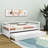 Ariaa Modern Twin Size Wood Daybed with Trundle-1965244060