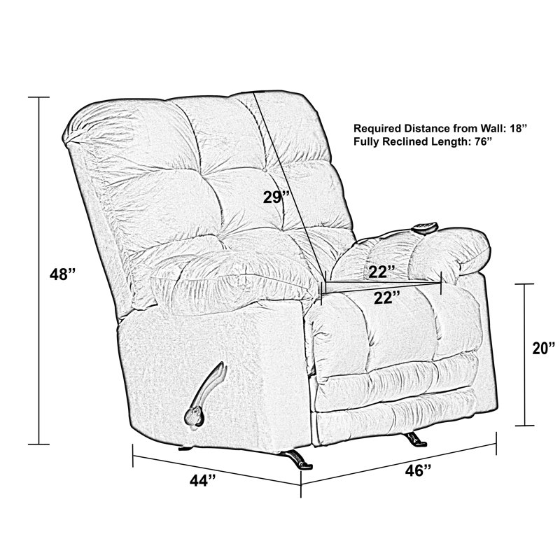 Fauteuil de massage inclinable et chauffant Magnum, Polyester New Breakup chêne mousseux