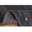 Tapis gris rustique de style Gabbeh 5 x 5 dans des tons terreux subtils