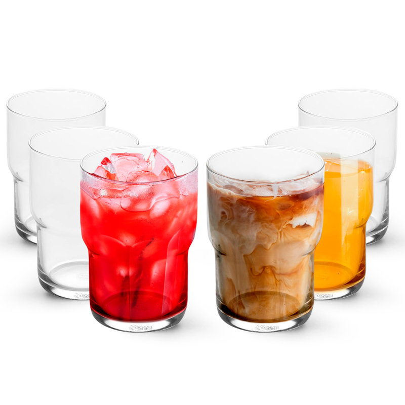 Verres à café glacé 21 oz - ensemble de 6, 15 oz