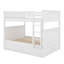 Bunk Bed With Trundle And Guardrails-1364203569