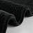 1 PCS 100% Cotton Tufted 3000 GSM Reversible Bath Rug Black-1563681554