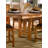 Alyaan Extendable Solid Wood Dining Table in Warm Amber