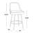 Fixed-Height Counter Stool with Swivel