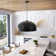 1-E26 24.02 inch Oversize Modern Dome Pendant Light ETL Certified, Adjustable Cord, Dimmable, Ideal for Living Room and Dining Area