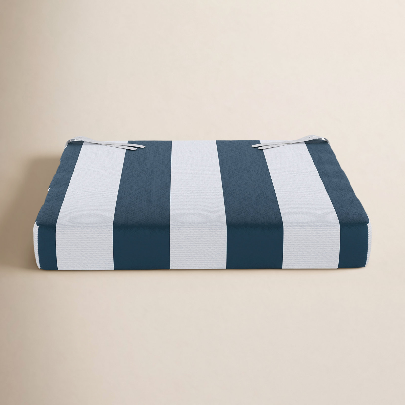 19" Sunbrella® Dining Chair Cushion, Sunbrella® Refuge Indigo