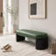 Banc de salle à manger d'intérieur rembourré, cadre en caoutchouc et contreplaqué,-1743363830