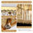 40" Oval Flush Mount Crystal Chandelier, Gold Plated Ceiling Light With K9 Crystals, 8-Light E12 Fixture For Kitchen, Dining Room, Or Living Room
