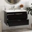 Meuble-lavabo mural 30 po avec lavabo en résine-1247496388