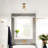 Glass Semi Flush Mount Ceiling Light