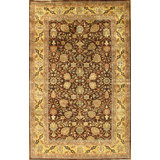 Oriental Area Rug in Brown