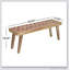 Banc en bois de manguier, conception simple et naturelle, confortable et durable, banc multifonctionnel