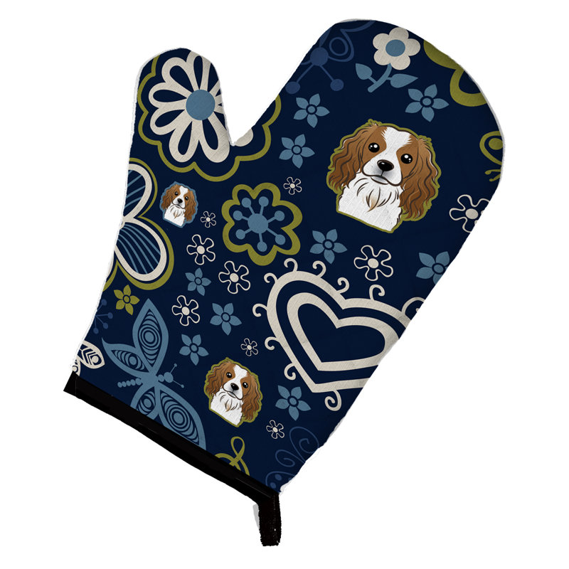 Caroline's Treasures Floral Oven Mitt
