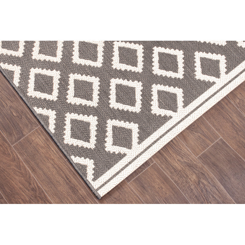Sickler Geometric Area Rug, Rectangle 80 x 150cm