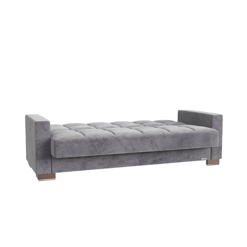 Canapé-lit convertible en microfibre Nimbusflow, Gris