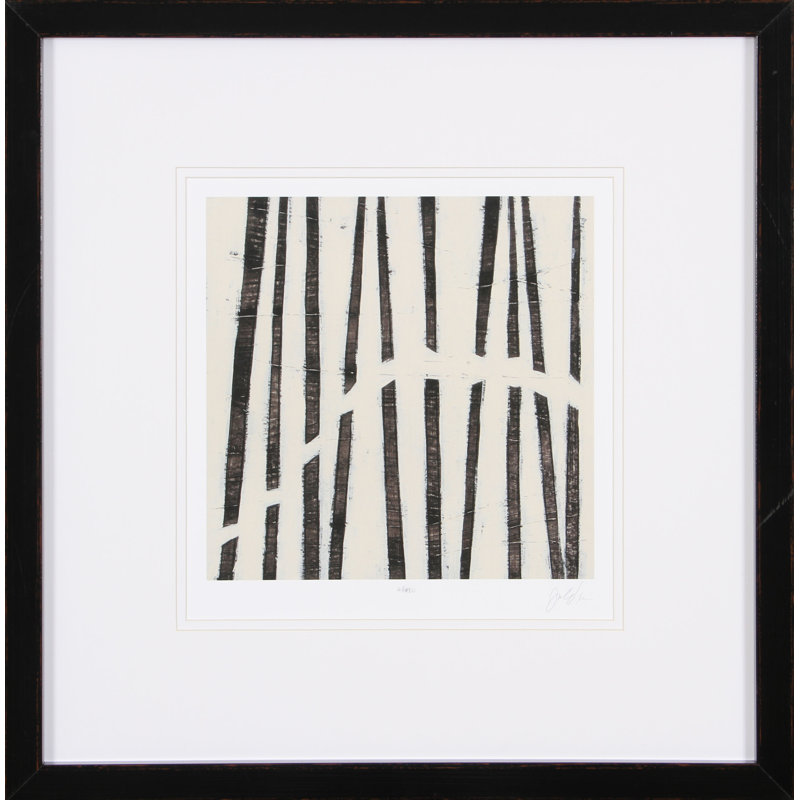 «Heiroglyph I» par Vess, reproduction d'art sur toile encadrée
