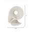Amorphous Table Object, Small In Off White Resin-848408318