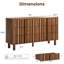 Commode 6 tiroirs l 55 po