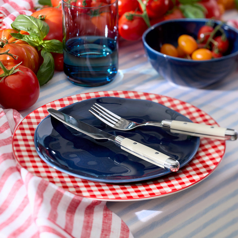 Bay Colors 4Pc Accent Plates, Blue