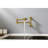 Pot Filler Faucet Wall Mount - Brass, Gold, Finish, Smooth Flow Mounted Folding Arm For Space Saving