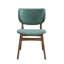 Ensemble de 2 chaises d'appoint Bevis Green