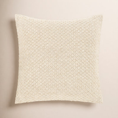 Hemlen Textured Wool Throw Pillow
