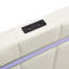 Cadre de lit flottant pour grand lit avec lumières DEL et chargement USB, cadre de lit tapissier moderne à plateforme (lit)