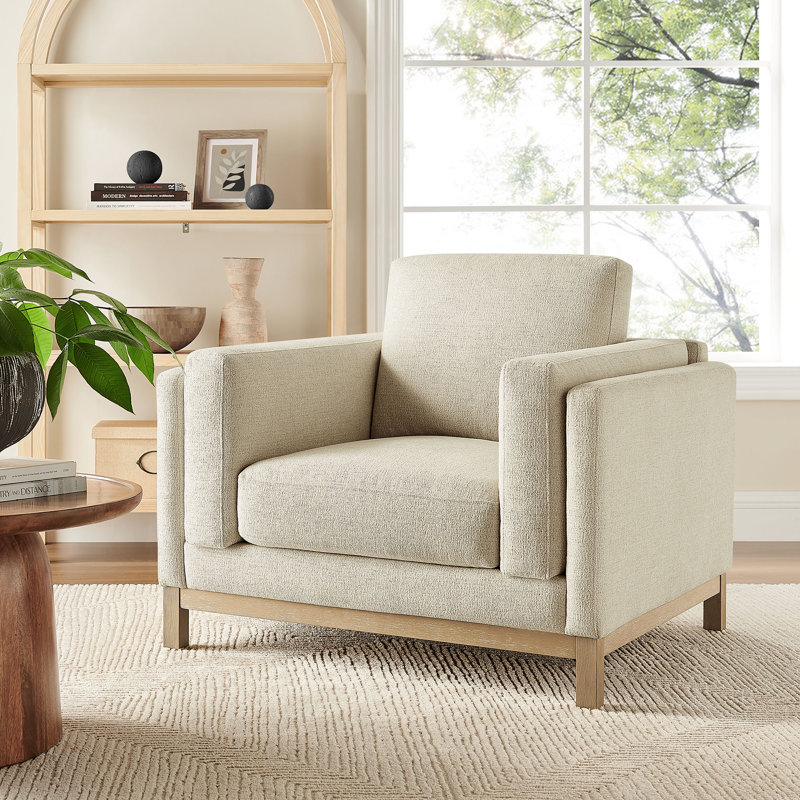 Fauteuil Roscoe, Ivoire ivoire