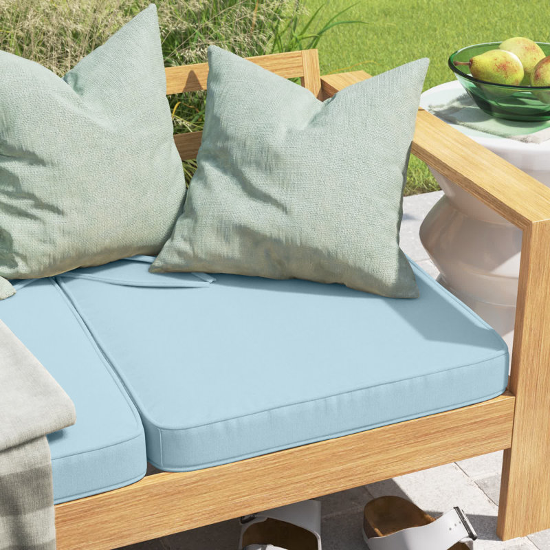 Sunbrella® Outdoor Dining Chair Seat Cushion, Spectrum Indigo Sunbrella®, 20" W x 18" D