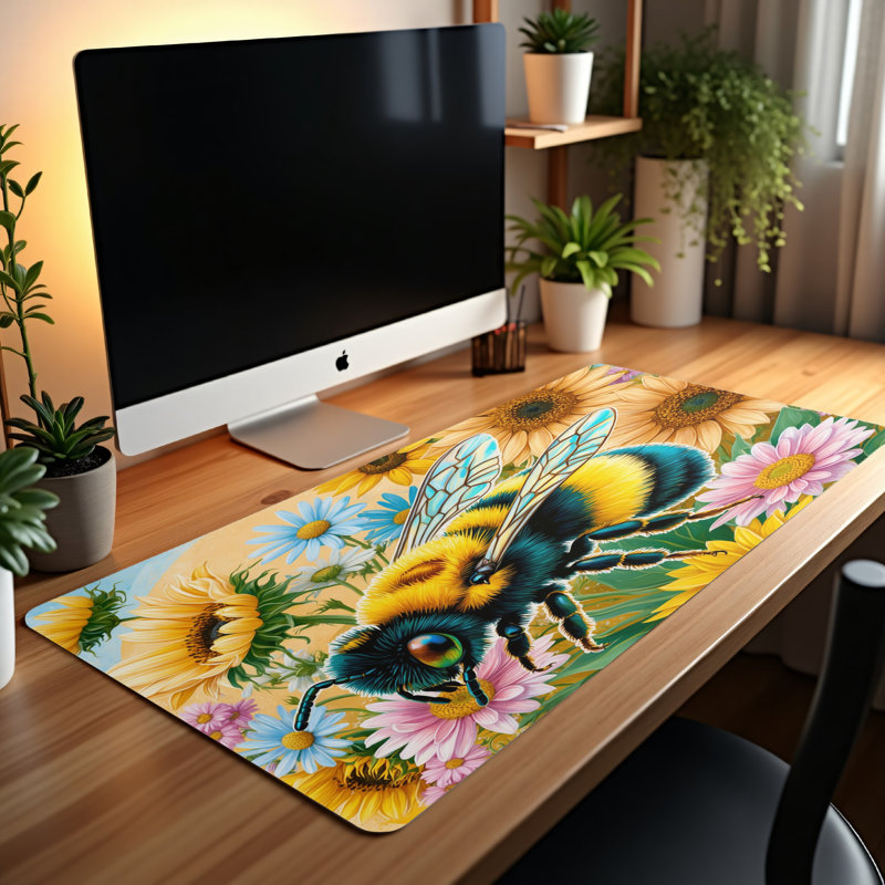 Polyester Desk Pad, 23.6x13.8