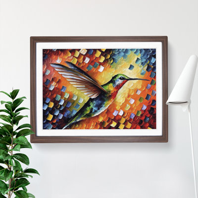 Hummingbird Vol.7 Abstract - Single Picture Frame Painting