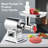 TECSPACE Stainless Steel Electric Meat Grinder