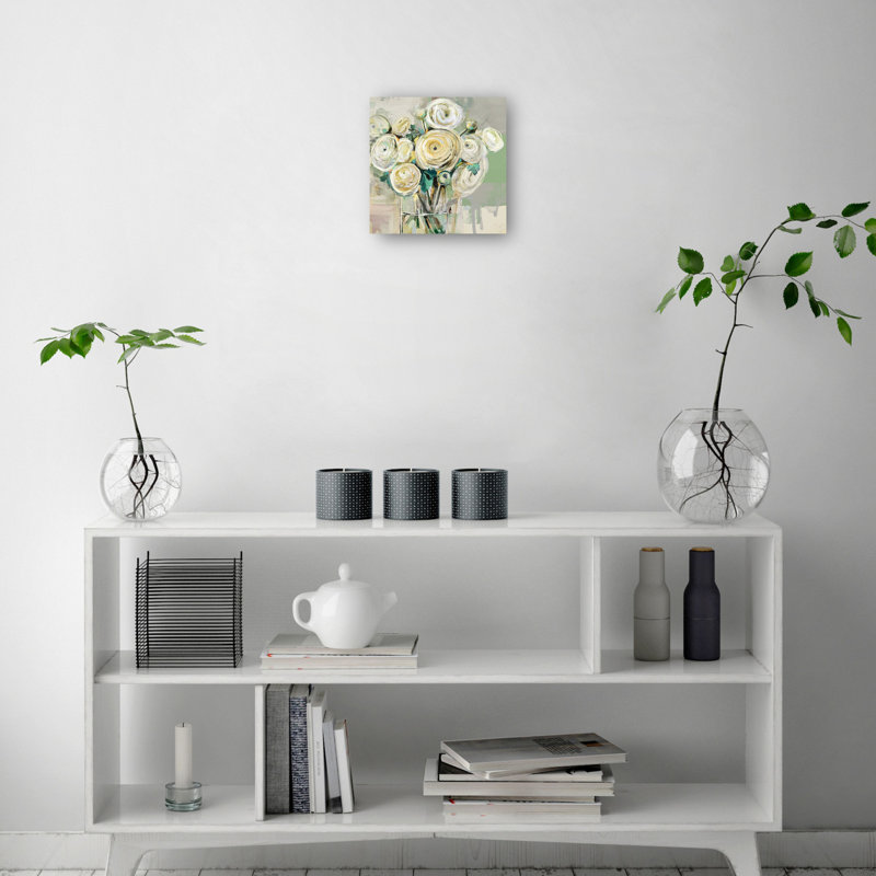 Reproduction d'art sur toile Ranunculus Gathering par Studio Arts, Toile tendue, H 12 po x l 12 po x P 1,5 po