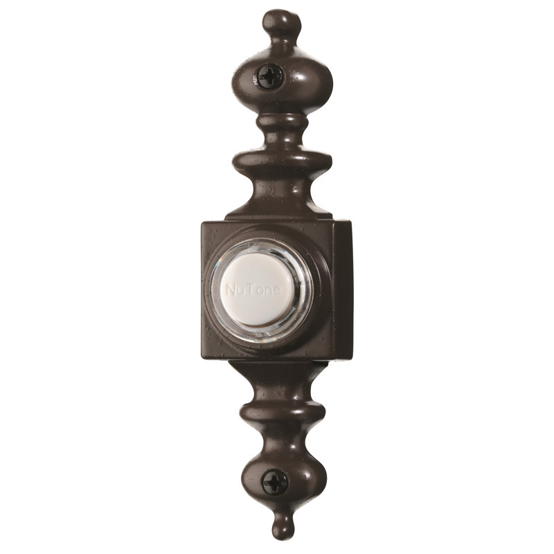 Push Button Doorbell, Oil Rubbed Bronze