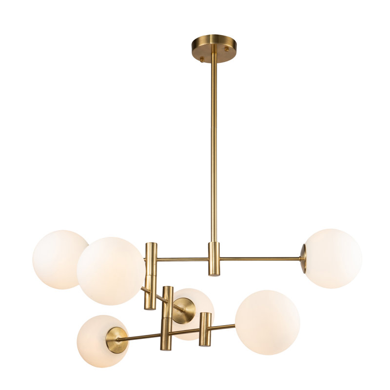 Lustre linéaire unique à 6 lumières Vika