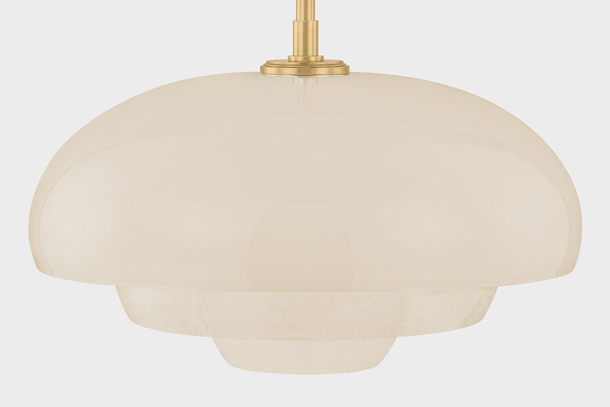 Hudson Valley Lighting Auburndale Single Pendant, Brass