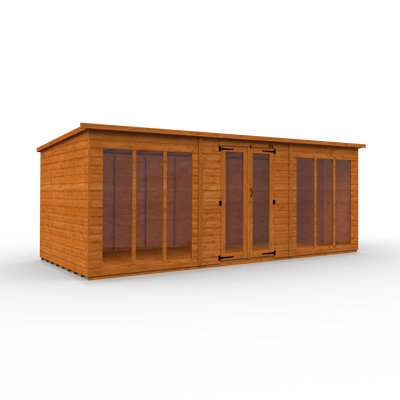 18x8w Tiger Pent Retreat Summerhouse