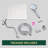 Adjustable 10" High Pressure Dual Shower Head with 9-Spray Handheld Shower-119512980