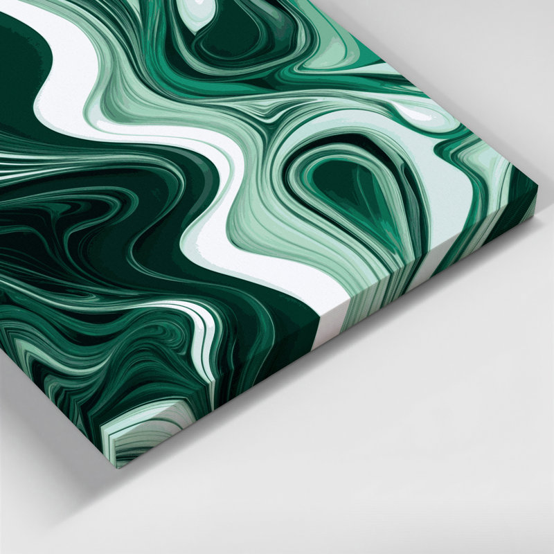 Art numérique sur toile, abstraction numérique 63, H 12 po x l 12 po