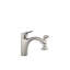 Rival Single-Handle Kitchen Sink Faucet With Side Sprayer-1867793431