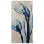 «Blue Tulips», reproduction d'impression sur bois