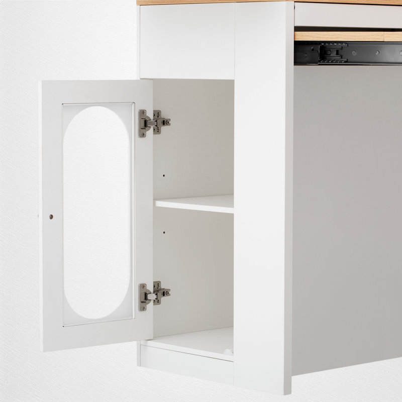 Table de salle à manger extensible, rangement peu encombrant, conception à feuilles pliantes, minimaliste contemporain, pour les cuisines et les salles à manger