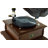 Wood Functional Brown Gramophone with Record