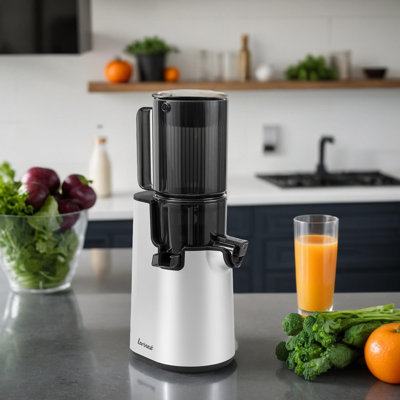 Slow Masticating Juicer Machines Cold Press Juicer Machines With 4" Wide Chute Pure Juicer Machine