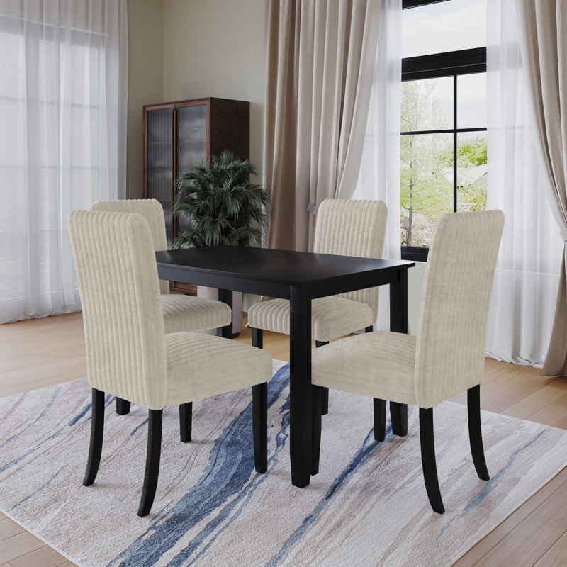 Ensemble repas pour 4 personnes Yacat, Beige clair