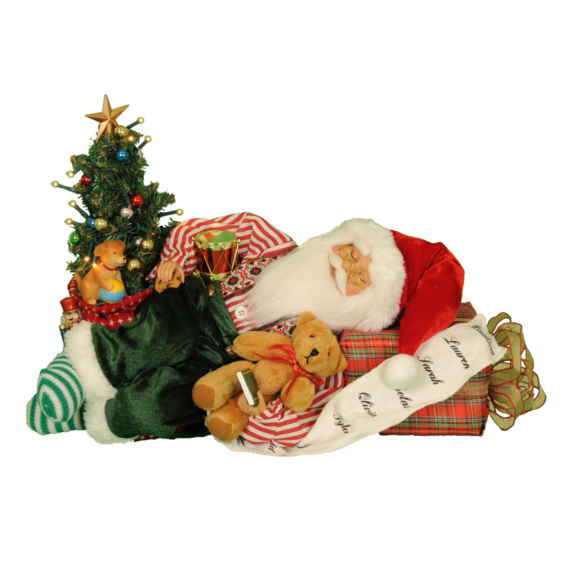 Père Noël éclairé 